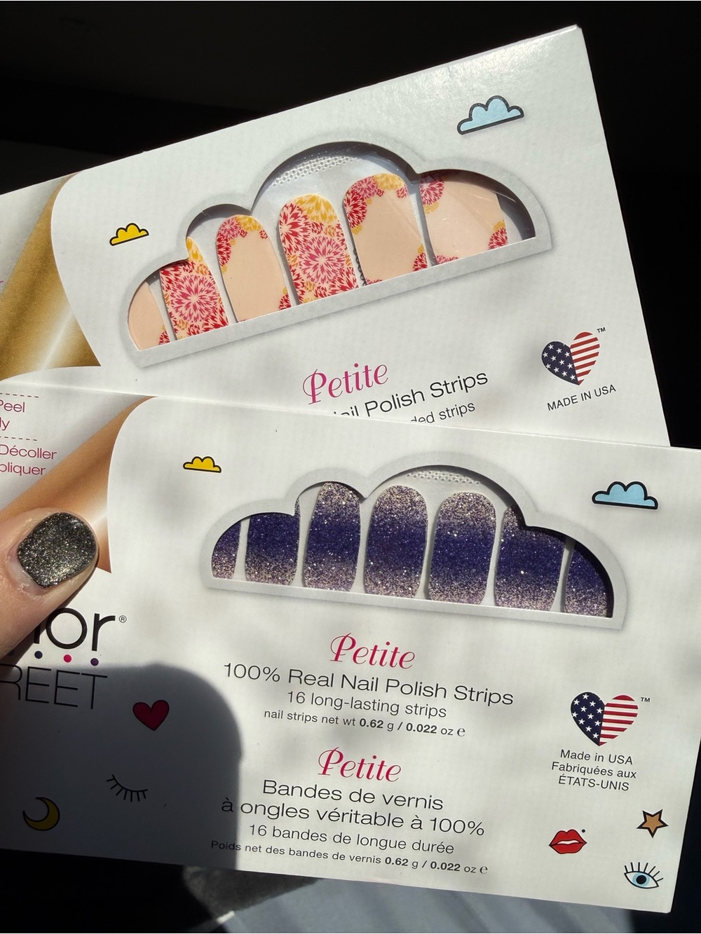 Color Street Petites Achieve Grapness & What in Carnation?